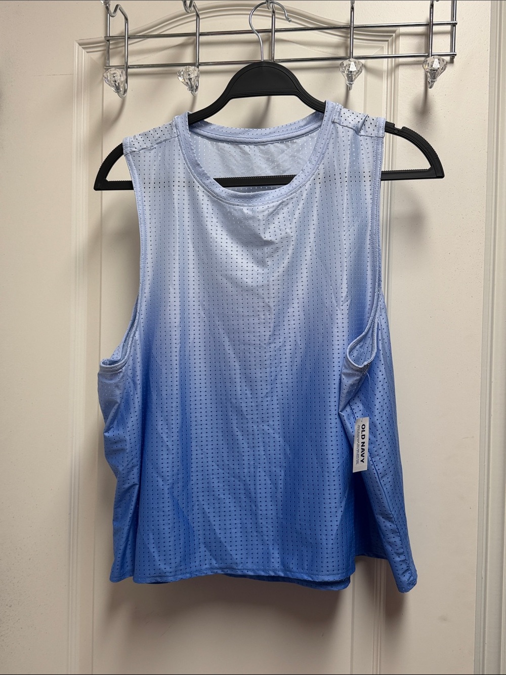 NWT Old Navy Women's Blue Ombre Performance Tank SZ XL